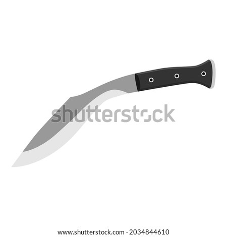 Machete vector isolated on white background