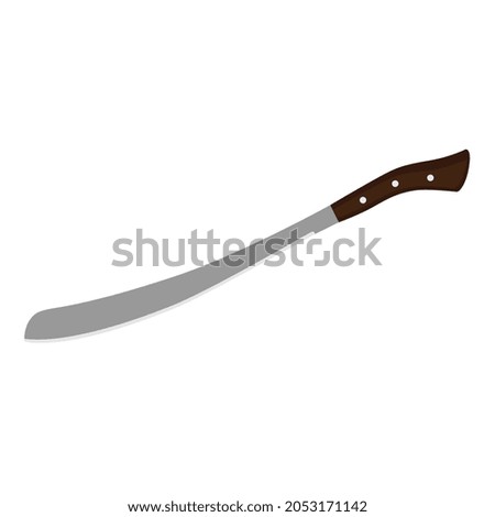 Machete vector isolated on white background