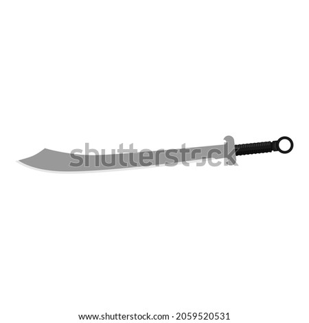 Machete vector isolated on white background