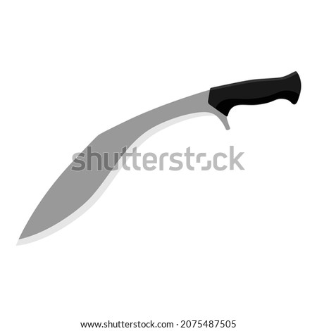Machete vector isolated on white background