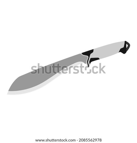 Machete vector isolated on white background