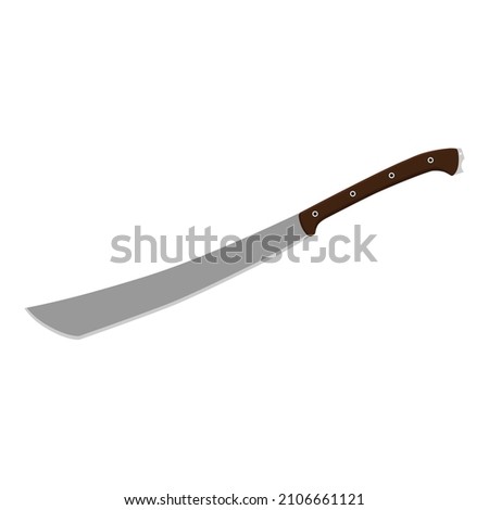 Machete vector isolated on white background