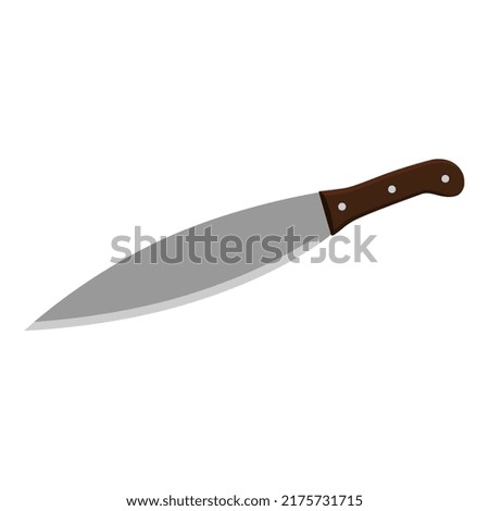 Machete vector isolated on white background