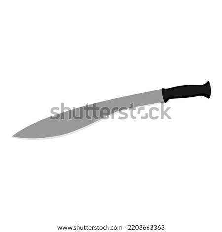 Machete vector isolated on white background