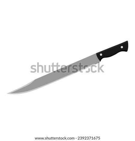 Machete vector isolated on white background