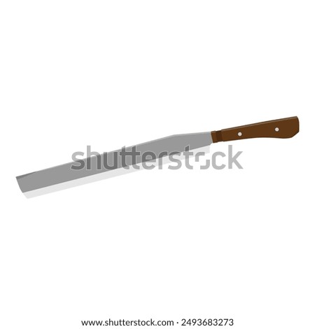 Machete vector isolated on white background