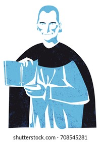 Machiavelli Vector Illustration