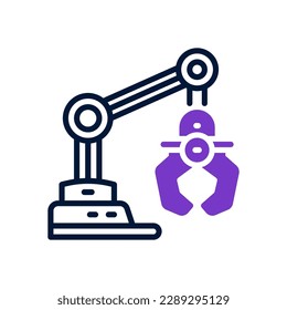 machine arm icon for your website, mobile, presentation, and logo design.