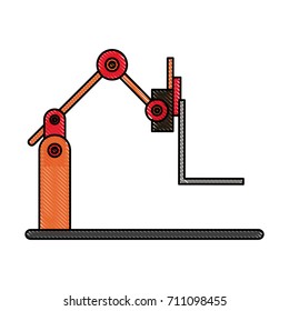 machine box carrying industry related icon image 