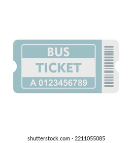 Machine bus ticket icon. Flat illustration of Machine bus ticket vector icon isolated on white background