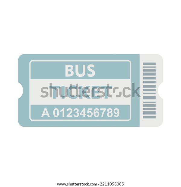 Machine bus ticket\
icon. Flat illustration of Machine bus ticket vector icon isolated\
on white background