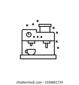 Machine, coffee, cup icon. Simple line, outline vector of coffee icons for ui and ux, website or mobile application