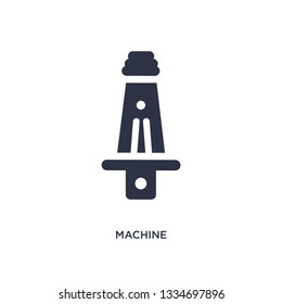 machine connector plug icon. Simple element illustration from mechanicons concept. machine connector plug editable symbol design on white background. Can be use for web and mobile.