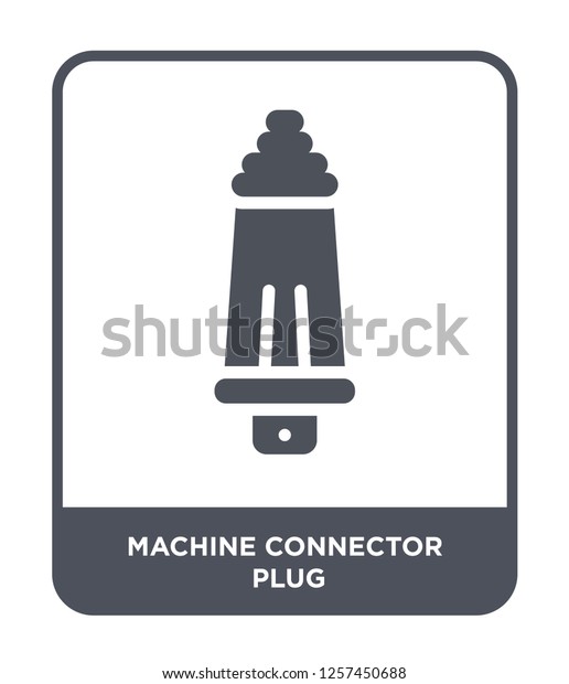 machine\
connector plug icon vector on white background, machine connector\
plug trendy filled icons from Mechanicons collection, machine\
connector plug simple element\
illustration