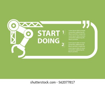 Machine design,clean vector