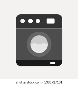 machine electronic electric electical washer vector icon