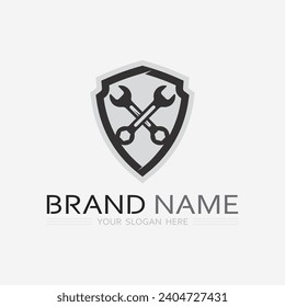 machine  engine and heavy equipment logos design icon sign vector illustration
