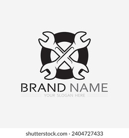 machine  engine and heavy equipment logos design icon sign vector illustration