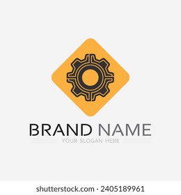 machine  engine and heavy equipment logos design icon sign vector illustration