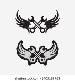 machine  engine and heavy equipment logos design icon sign vector illustration