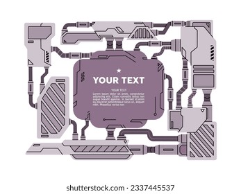 machine engine technology automotive component complexity system mechanical and your text lettering typography