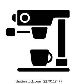 machine espresso coffee shop icon solid