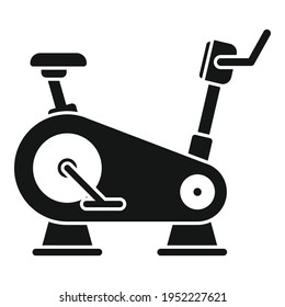 Machine exercise bike icon. Simple illustration of Machine exercise bike vector icon for web design isolated on white background