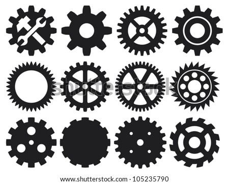 machine gear collection (cogwheel set)