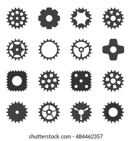 Machine Gear Wheel Cogwheel. Vector illustration. EPS10