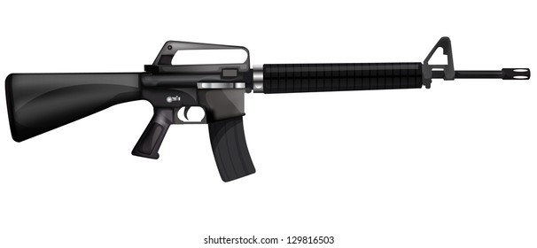 Machine gun eps10