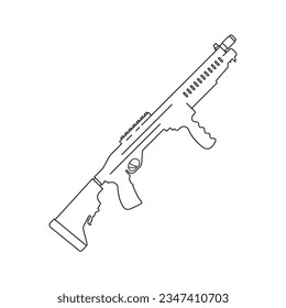 Machine Gun icon vector illustration symbol design
