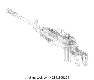 2,347 Blueprint gun Images, Stock Photos & Vectors | Shutterstock