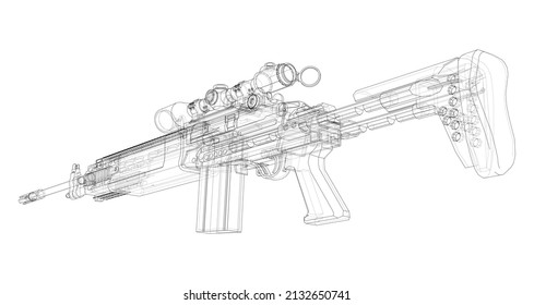 2,347 Blueprint gun Images, Stock Photos & Vectors | Shutterstock