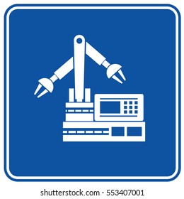 Machine icon design,clean vector