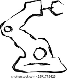 machine icon in Doodle style