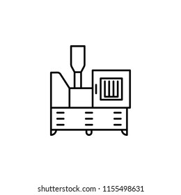 machine icon. Element of production icon for mobile concept and web apps. Thin line machine icon can be used for web and mobile on white background