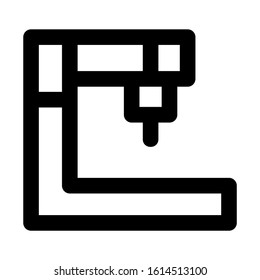 machine icon isolated sign symbol vector illustration - high quality black style vector icons
