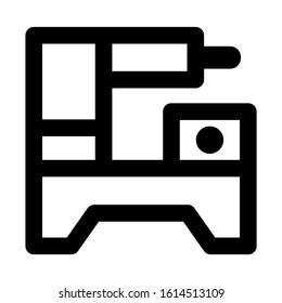 machine icon isolated sign symbol vector illustration - high quality black style vector icons
