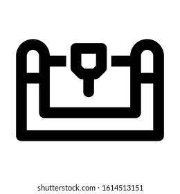 machine icon isolated sign symbol vector illustration - high quality black style vector icons
