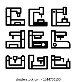 machine icon isolated sign symbol vector illustration - Collection of high quality black style vector icons

