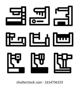 machine icon isolated sign symbol vector illustration - Collection of high quality black style vector icons
