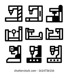 machine icon isolated sign symbol vector illustration - Collection of high quality black style vector icons
