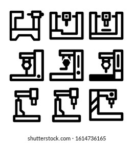 machine icon isolated sign symbol vector illustration - Collection of high quality black style vector icons
