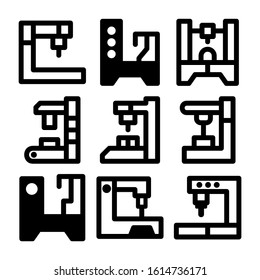 machine icon isolated sign symbol vector illustration - Collection of high quality black style vector icons

