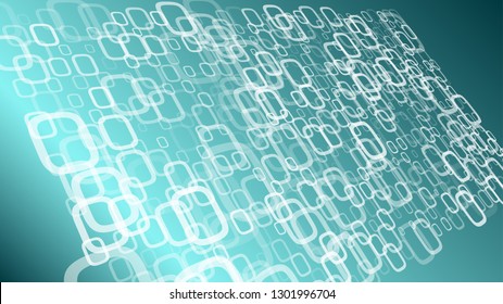Machine learning abstract background, binary code computer concept cyber security