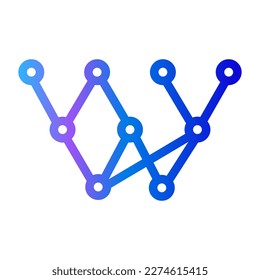 Machine learning. Artificial intelligence cluster. Neural scheme icon. Neuron connection model. Modern line style illustration