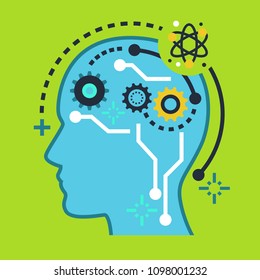 Machine Learning Artificial intelligence symbol