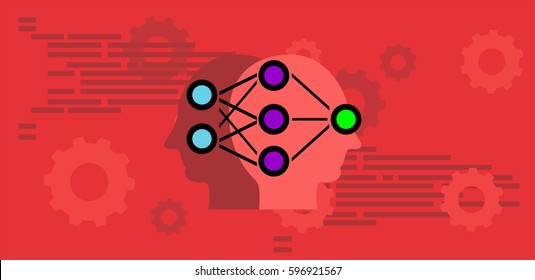 Machine learning. Artificial neural network concept