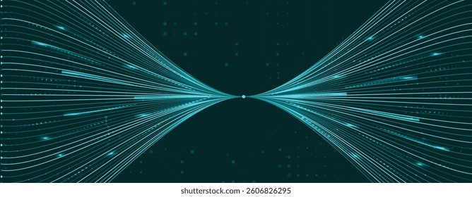 Machine learning in concept of world mind metaverse big data or cyber security technology background