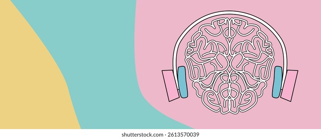 Machine learning in concept of world mind metaverse big data or cyber security technology background